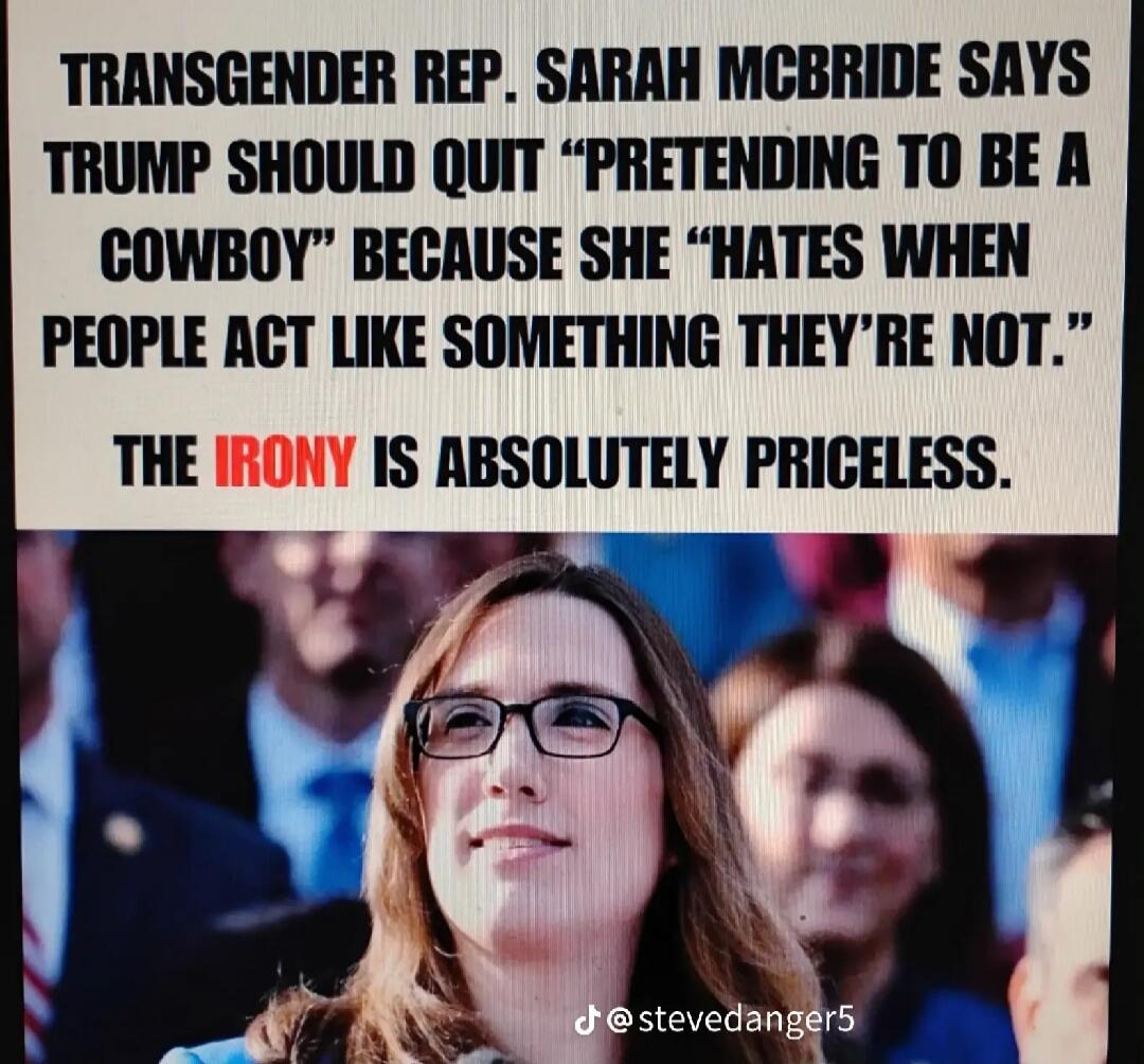 TRANSGENDER REP. SARAH MCBRIDE SAYS TRUMP SHOULD QUIT 