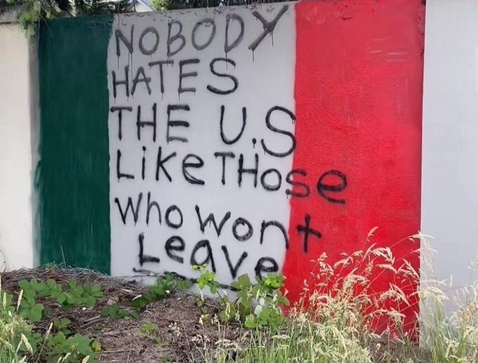NOBODY HATES THE U.S LIKE THOSE WHO WON'T LEAVE