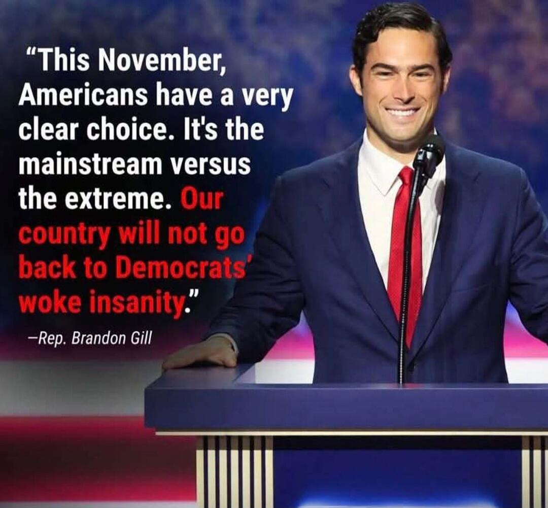 This November, Americans have a very clear choice. It's the mainstream versus the extreme. Our country will not go back to Democrats' woke insanity.