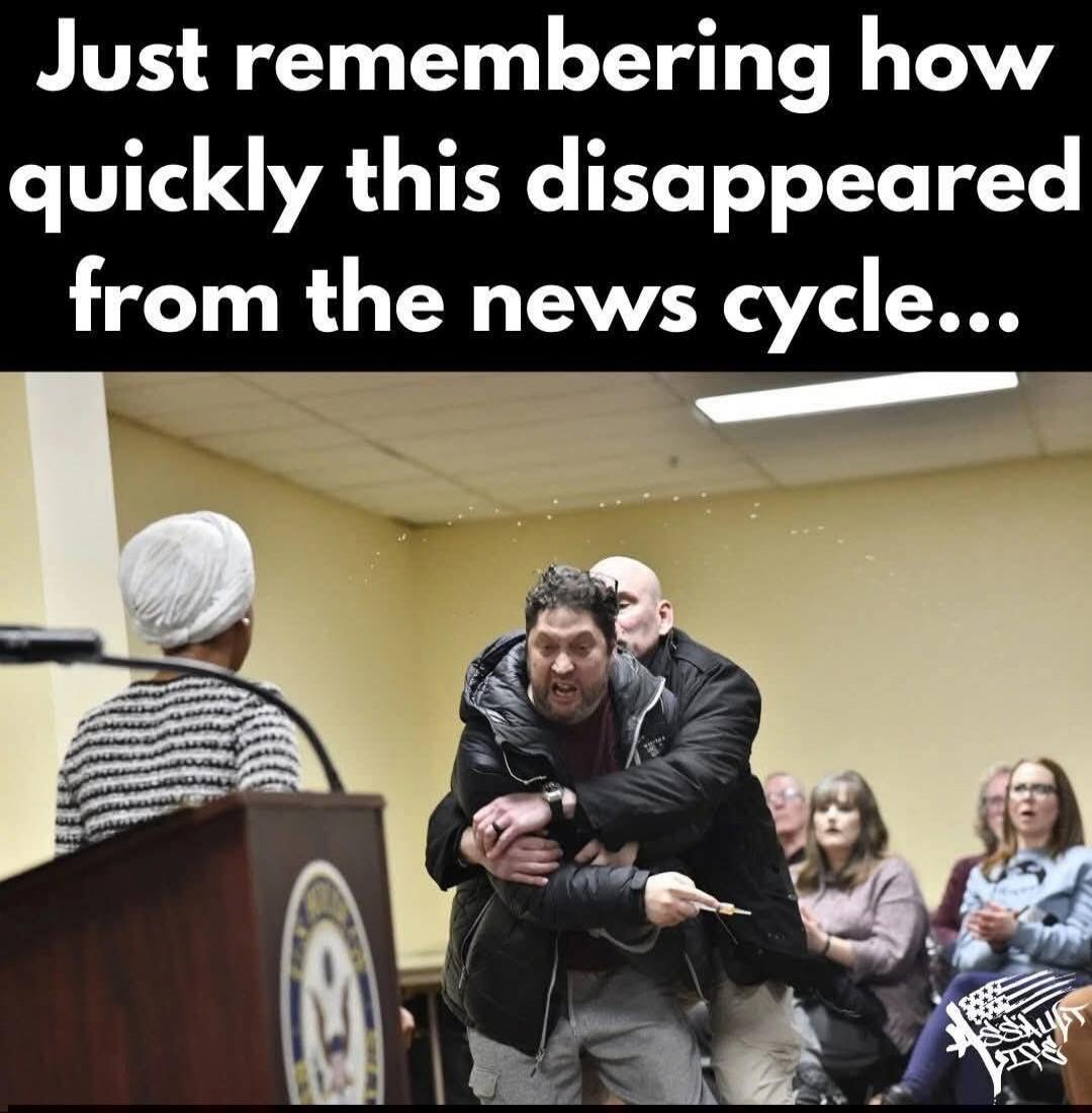 Just remembering how quickly this disappeared from the news cycle...