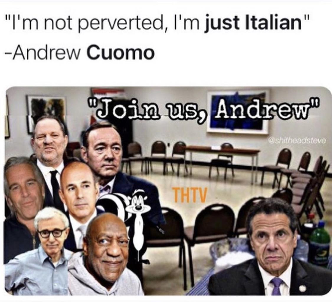 Im not perverted Im just Italian Andrew Cuomo