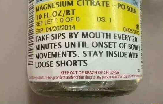 VIR ENRA Y Z 1AKE SIPS BY MOUTH Evigy Z INUTES UNTIL ONSET OF oy Z JOVEMENTS STAY INSIDEWT L00SE SHORTS OF REACH OF CHILDREN Keep ol