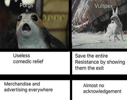 78 Vultpex Useless Save the entire comedic relief Resistance by showing them the exit Merchandise and Almost no advertising everywhere acknowledgement