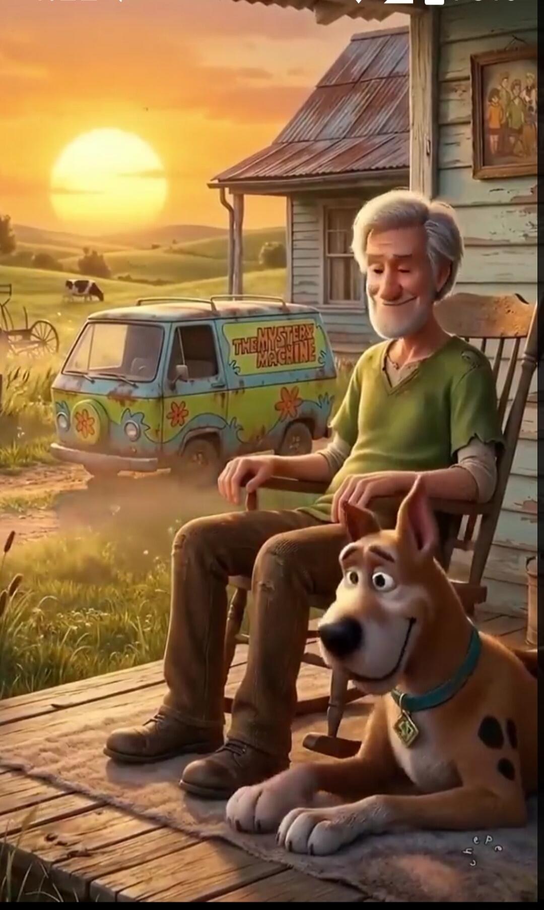 THE MYSTERY MACHINE