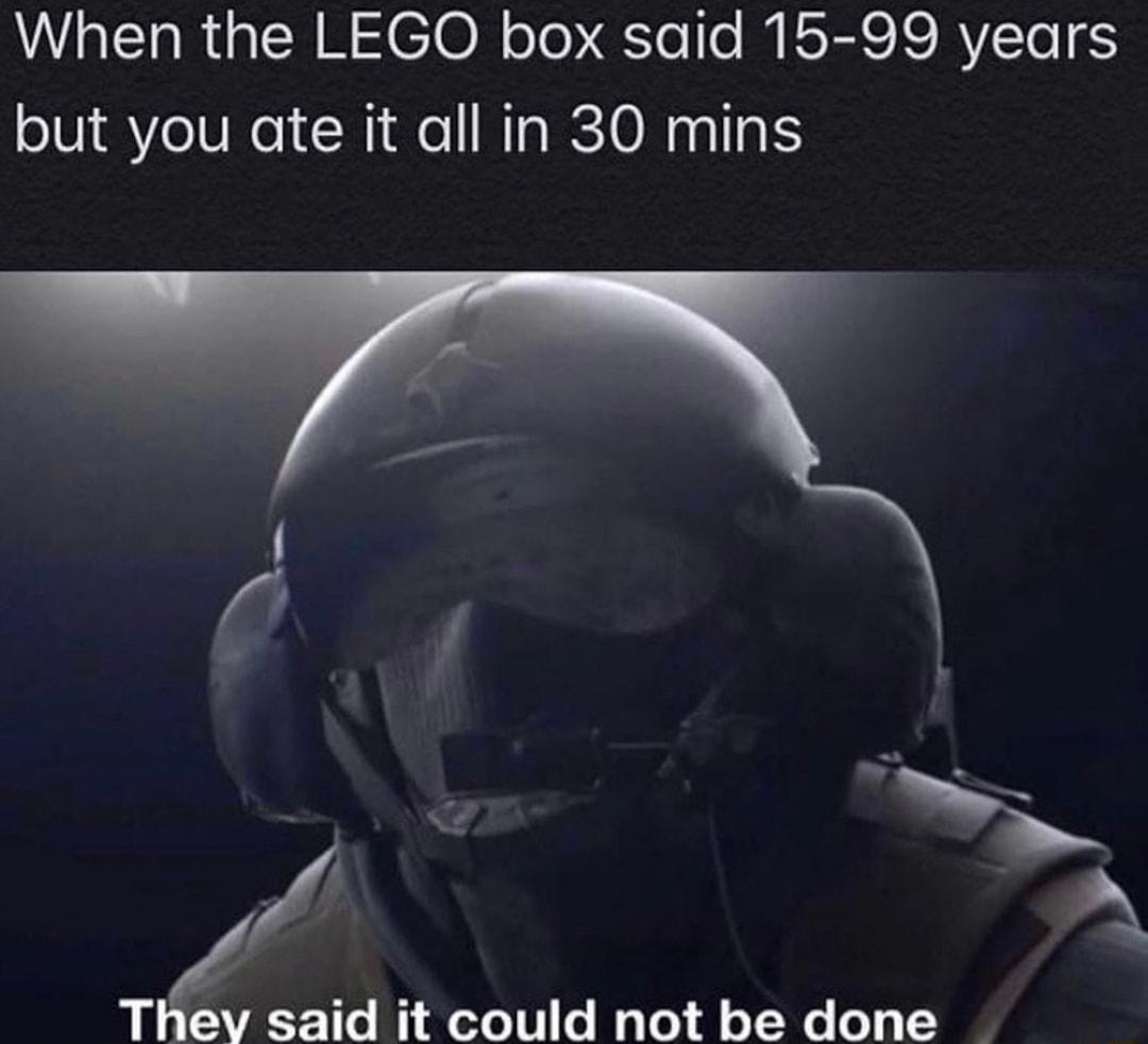 UL EGRGERRECION T ETollo M ISEEISRYEI but you ate it all in 30 mins A Thev said it could not be done