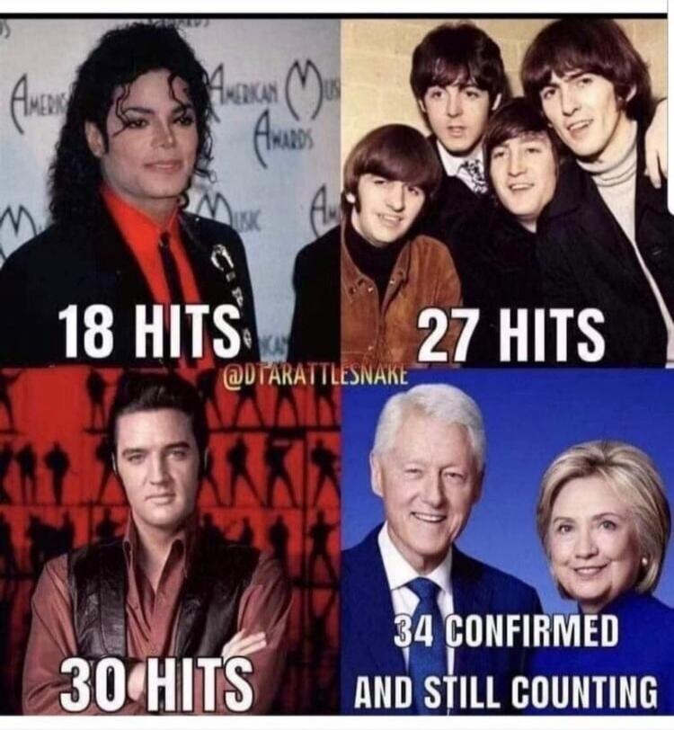 18 HITS 27 HITS 30 HITS 34 CONFIRMED AND STILL COUNTING @DTARATTLESNAKE