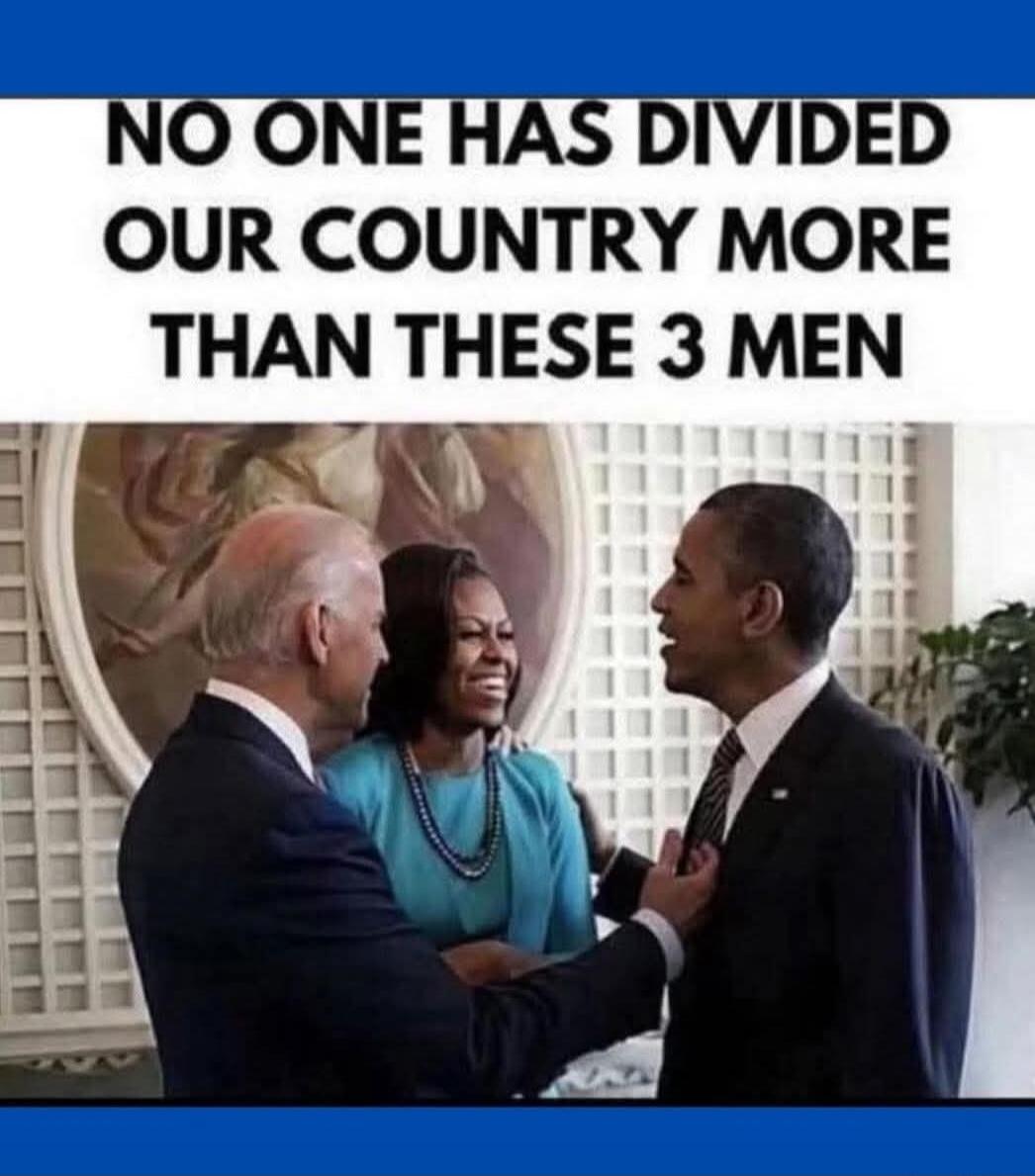 NO ONE HAS DIVIDED OUR COUNTRY MORE THAN THESE 3 MEN