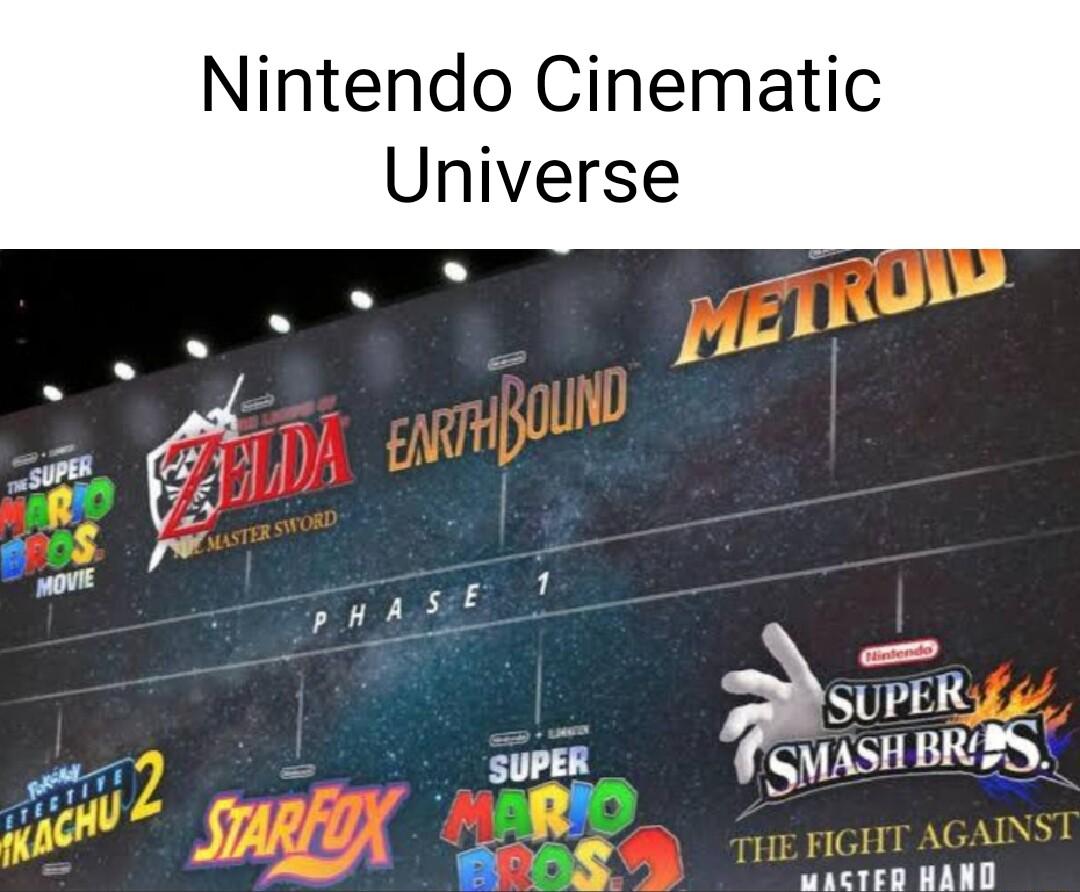 Nintendo Cinematic Universe S SUPER P o B GMASHBZ2S e RAnl