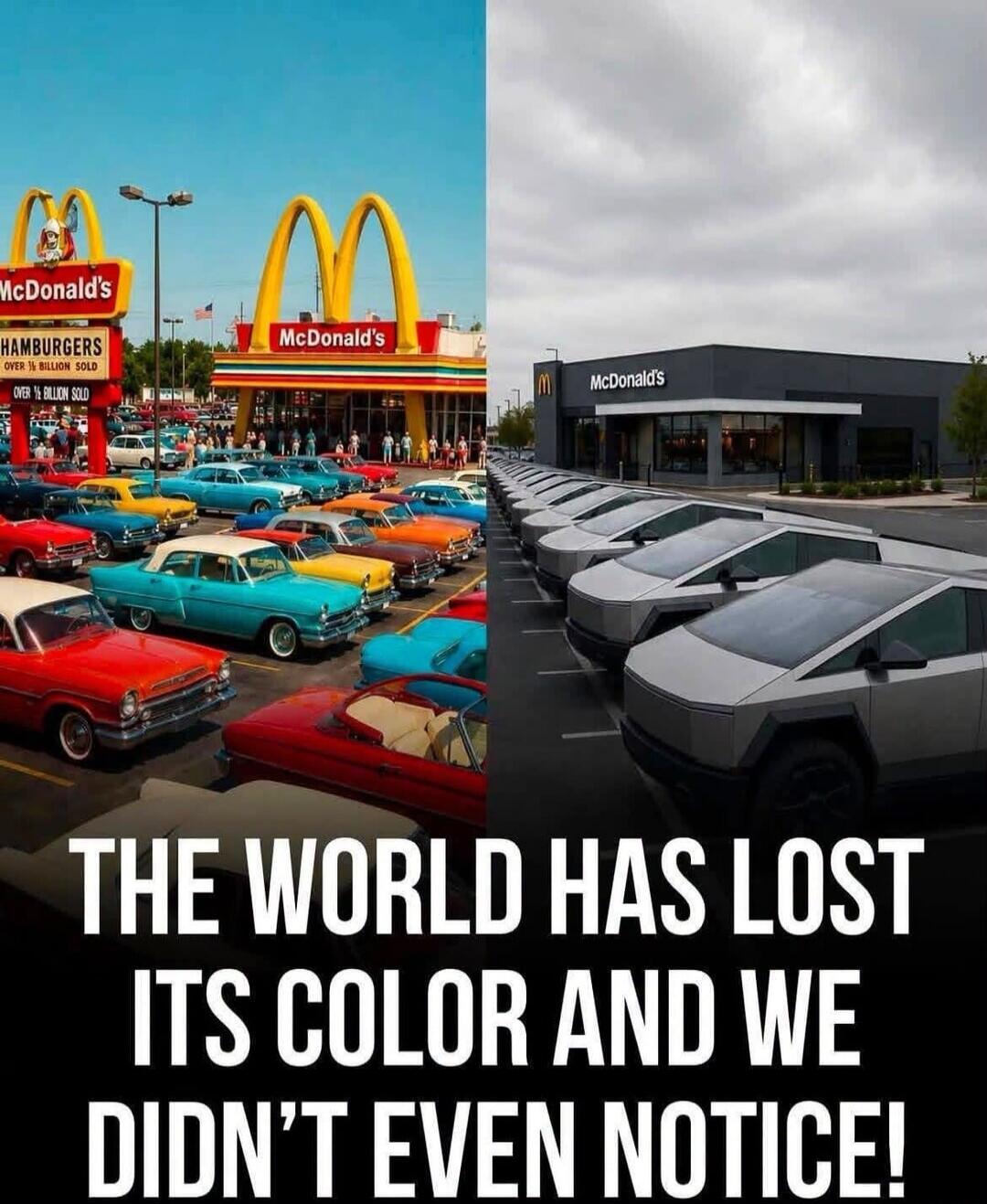 McDonald's HAMBURGERS OVER 1 BILLION SOLD THE WORLD HAS LOST ITS COLOR AND WE DIDN'T EVEN NOTICE!