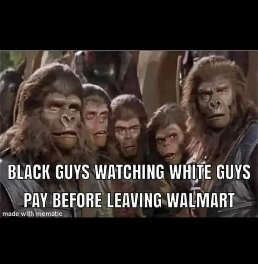 BLACK GUYS WATCHING WHITE GUYS PAY BEFORE LEAVING WALMART