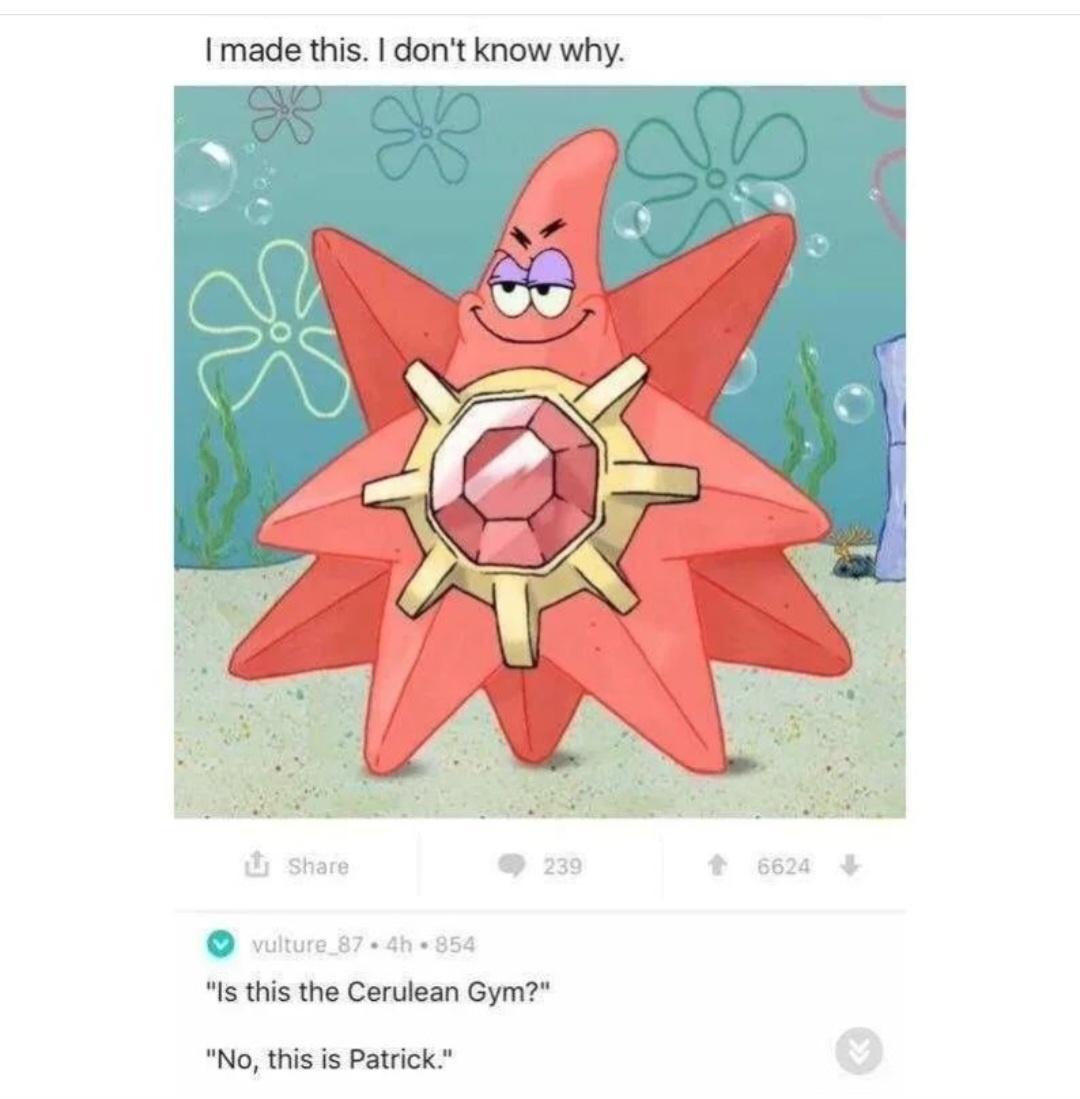 I made this dont know why s this the Cerulean Gym No this is Patrick