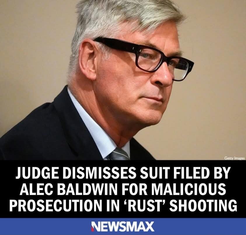 JUDGE DISMISSES SUIT FILED BY ALEC BALDWIN FOR MALICIOUS PROSECUTION IN 'RUST' SHOOTING
NEWSMAX