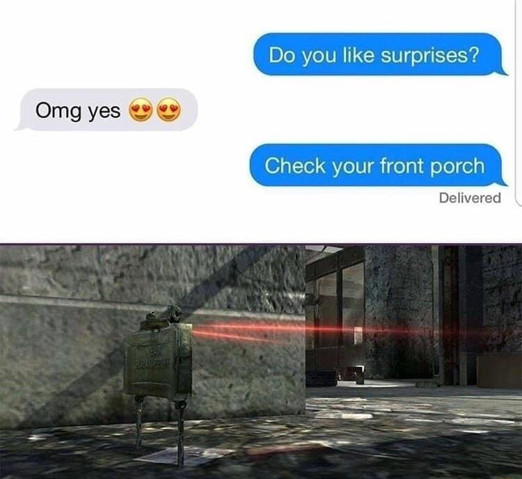 you like surprises