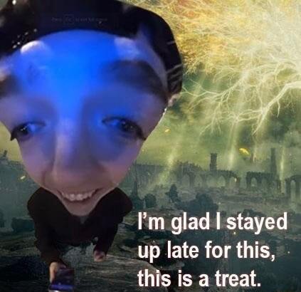 Pm glad stayed _up late for this this is a treat