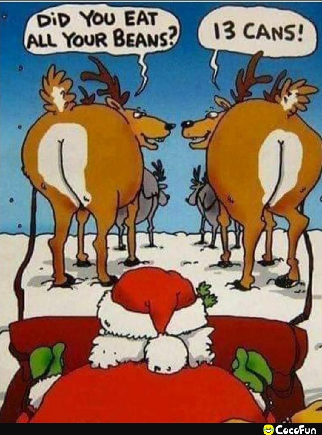 Did you eat all your beans?
13 cans!