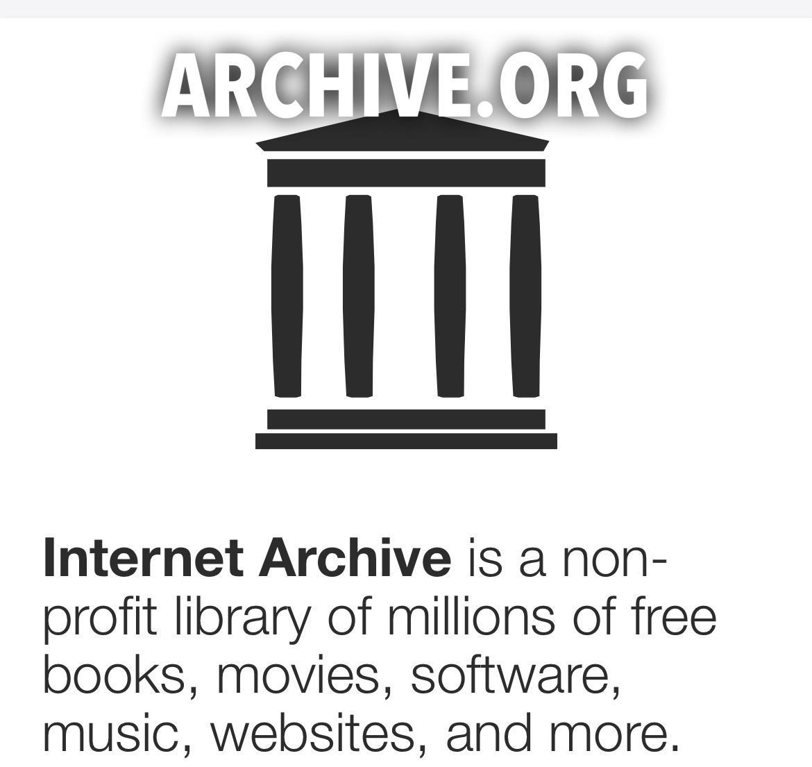 Nl A 0 e Internet Archive is a non profit library of millions of free books movies software music websites and more FEmBBAMET