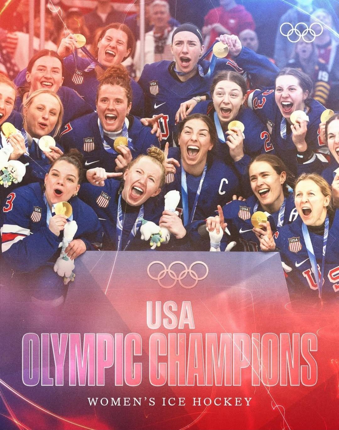 USA OLYMPIC CHAMPIONS WOMEN'S ICE HOCKEY