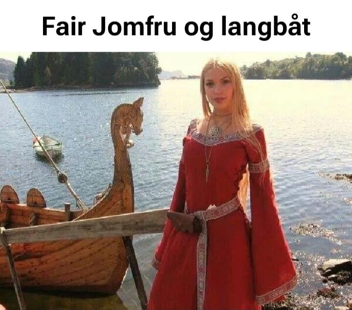 Fair Jomfru og langbåt