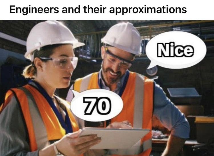 Engineers and their approximations