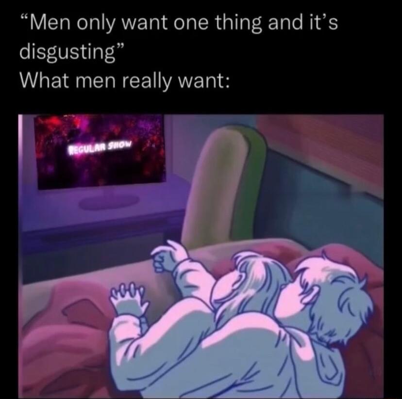 Men only want one thing and its disgusting What men really want
