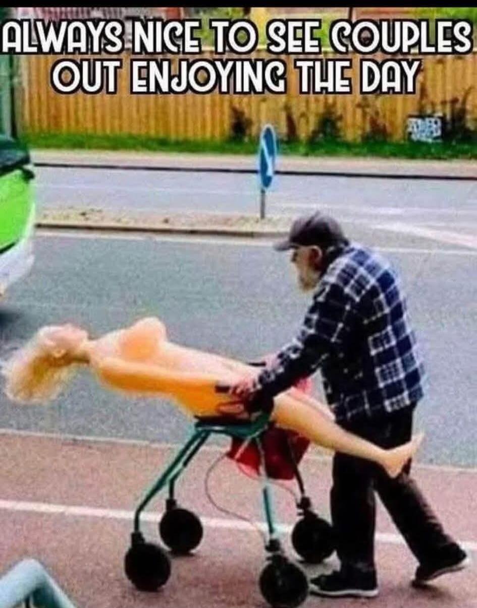 ALWAYS NICE TO SEE COUPLES OUT ENJOYING THE DAY