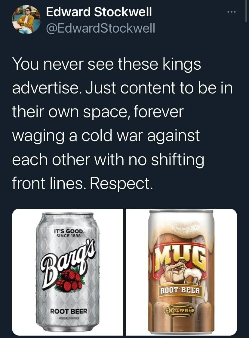 B Edward Stockwell S8 EdwardStockwell A CIVIRIEVETESSTSR YA Te advertise Just content to be in their own space forever WELaleFeRelolle RN RE e I o 1SS Ll ko SIA i aRaleRlalliilgle front lines Respect