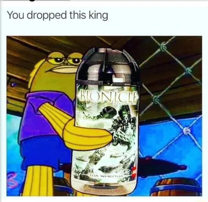 You dropped this king