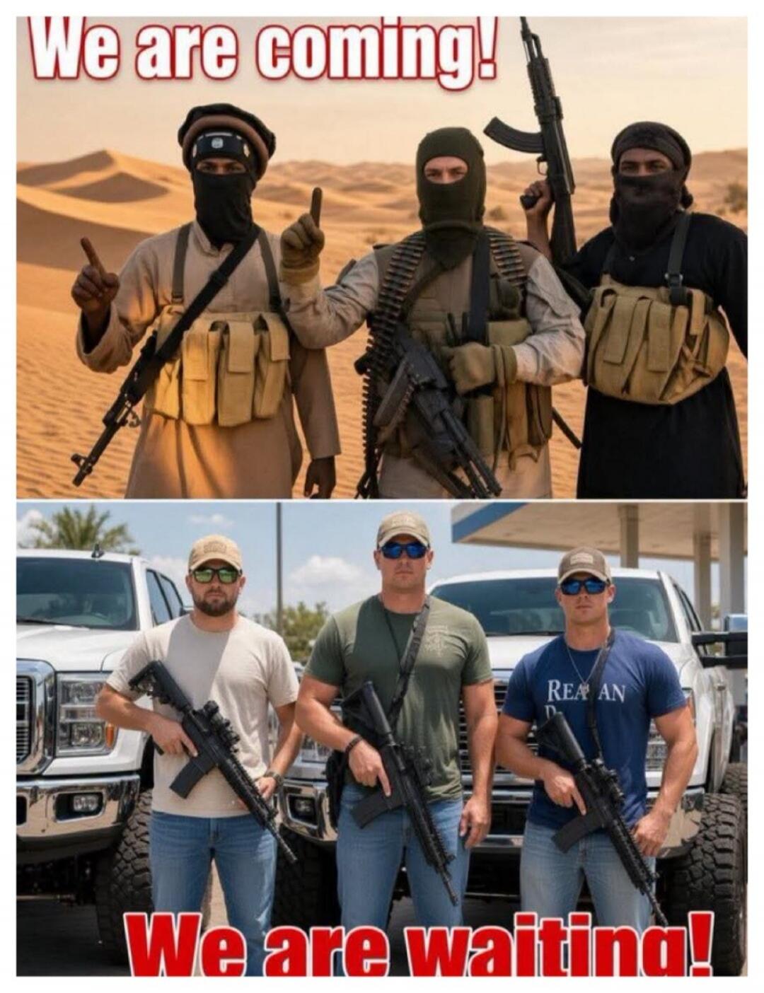 We are coming! We are waiting!