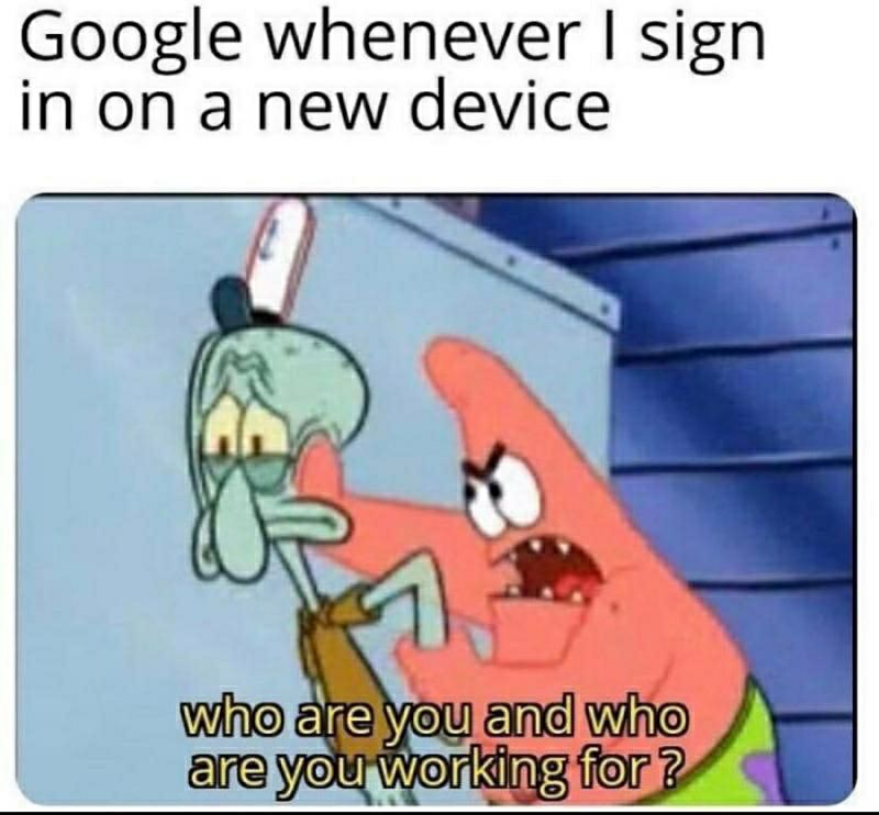 Google whenever sign in on a new device