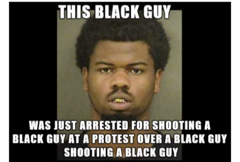 THIS BLACK GUY WAS JUST ARRESTED FOR SHOOTING A BLACK GUY AT A PROTEST OVER ABLACK GUY SHOOTING ABLACK GUY