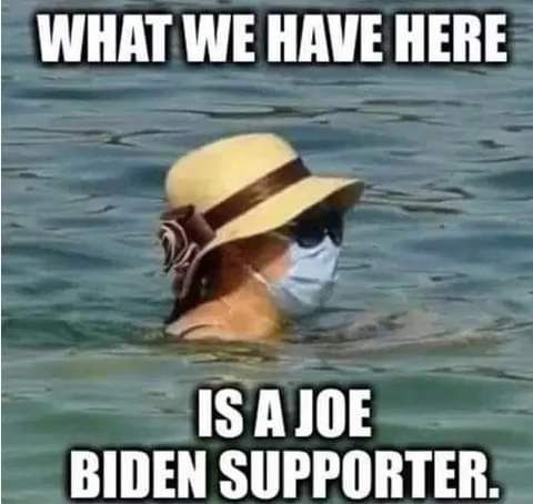 WHAT WE HAVE HERE o IS R JOE BIDEN SUPPORTER