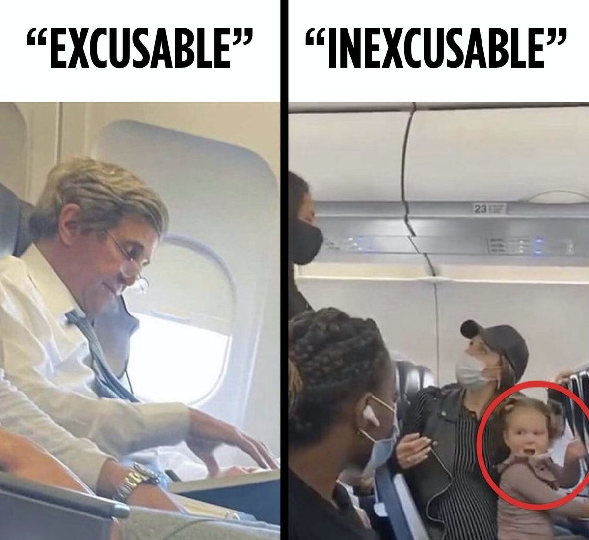 EXCUSABLE INEXCUSABLE Y