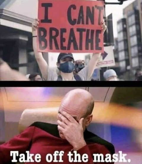 Take off the masksn