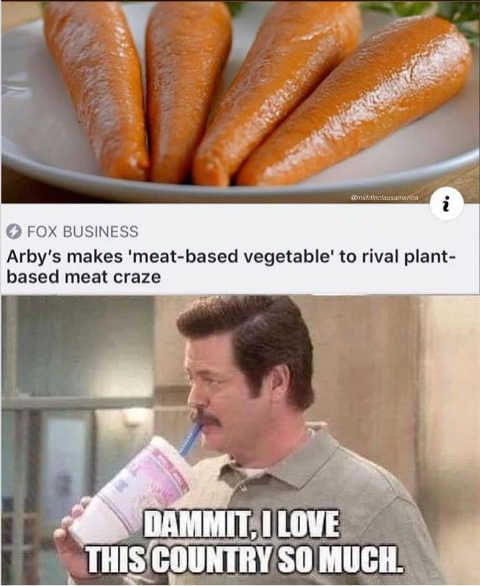 FOX BUSINESS Arbys makes meat based vegetable to rival plant based meat craze mlsfcollmv S0 MUCH 3