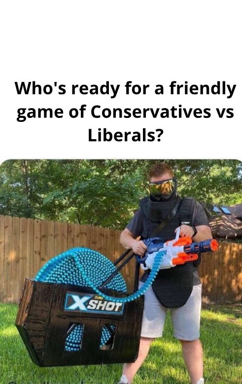 Whos ready for a friendly game of Conservatives vs Liberals