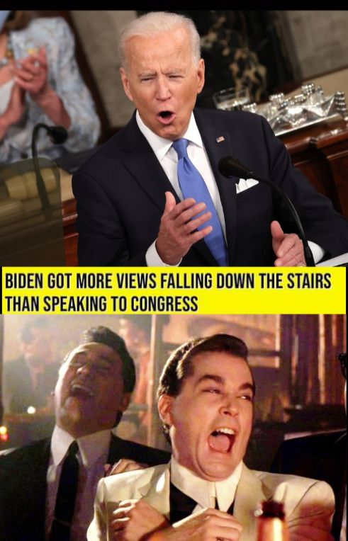 2y BIDEN Jf mUd VIEWS Ji LlLhLUJJJLhJ THE STAIRS