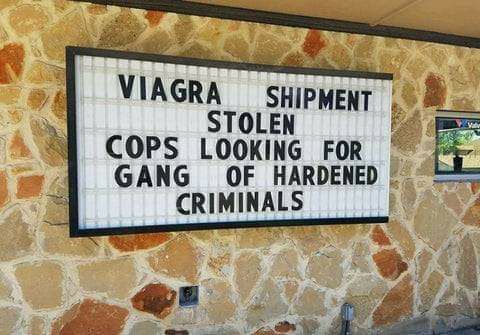VIAGRA SHIPMENT STOLEN COPS LOOKING FOR GANG OF HARDENED CRIMINALS