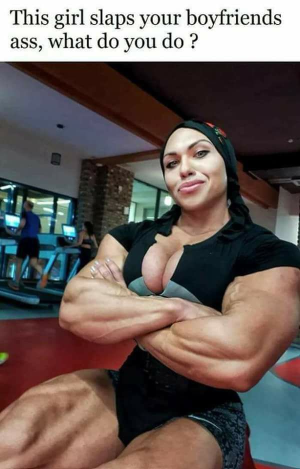 This girl slaps your boyfriends ass what do you do