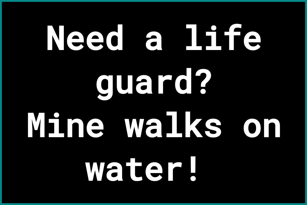 VYT IR e R i o VE T o g Mine walks on water