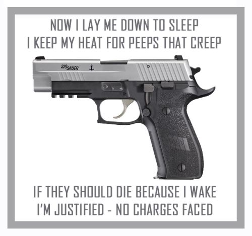 NOW LAY ME DOWN TO SLEEP KEEP MY HEAT FOR PEEPS THAT CREEP IF THEY SHOULD DIE BECAUSE WAKE IM JUSTIFIED NO CHARGES FACED