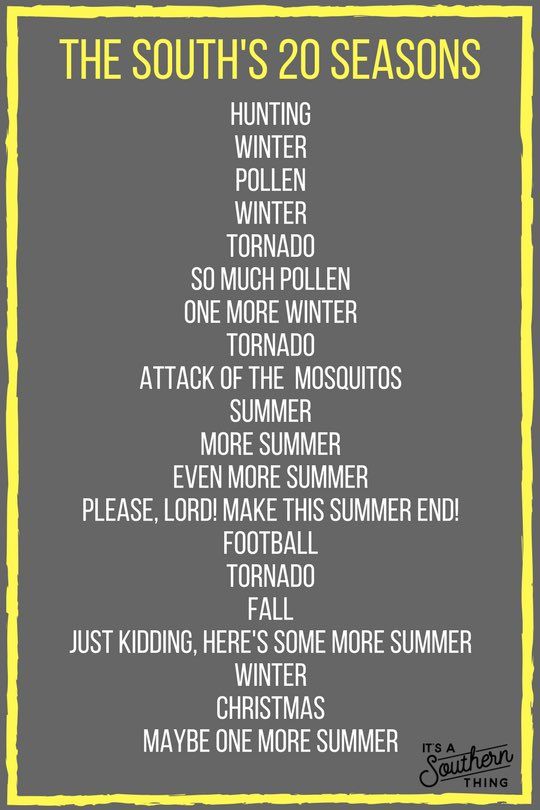 NV LRPAR NN HUNTING WINTER POLLEN WINTER TORNADO SO MUCH POLLEN ONE MORE WINTER TORNADO ATTACK OF THE MOSQUITOS SUMMER MORE SUMMER EVEN MORE SUMMER PLEASE LORD MAKE THIS SUMMER END FOOTBALL TORNADO FALL JUST KIDDING HERES SOME MORE SUMMER WINTER NI MAYBE ONE MORE SUMMER