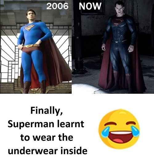 2006 NOW Finally Superman learnt to wear the underwear inside