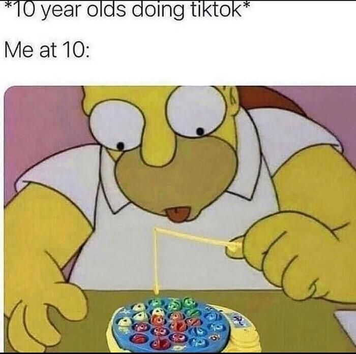 10 year olds doing tiktok Me at 10