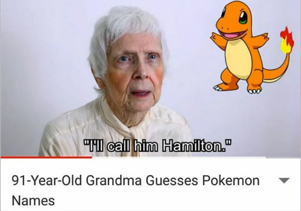 W Iall hiinn Femilien 91 Year Old Grandma Guesses Pokemon Names