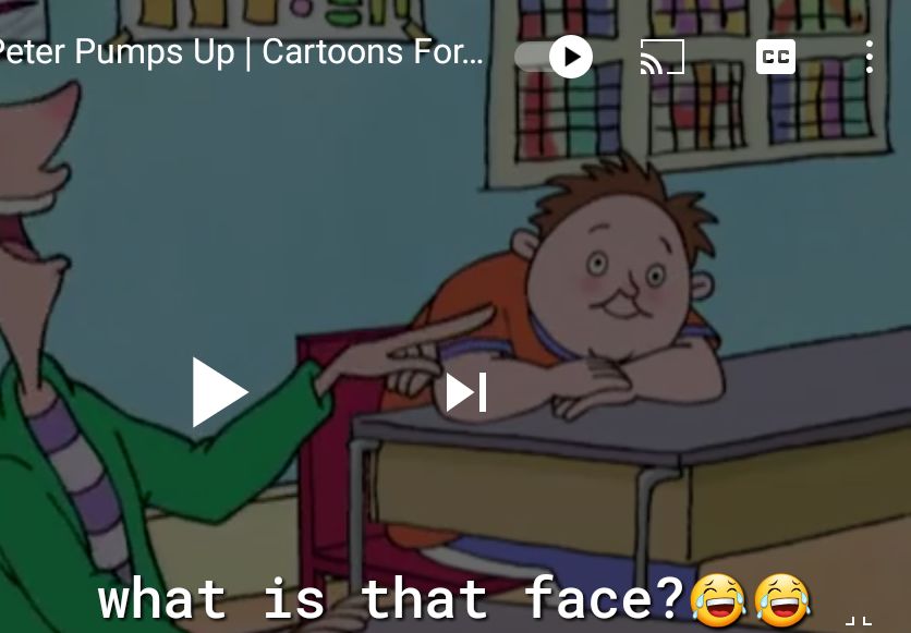 eter Pumps Up Cartoons For o N ccf 2 b what is that face