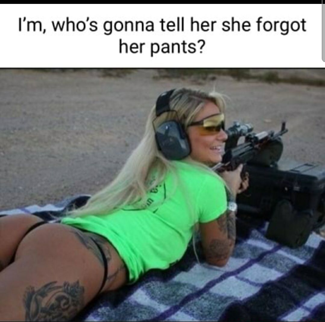 Im whos gonna tell her she forgot her pants