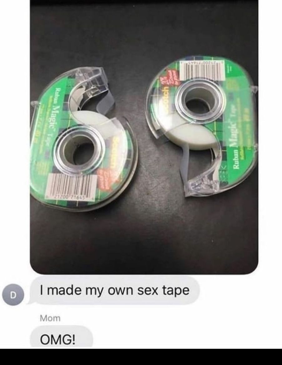 made my own sex tape OMG