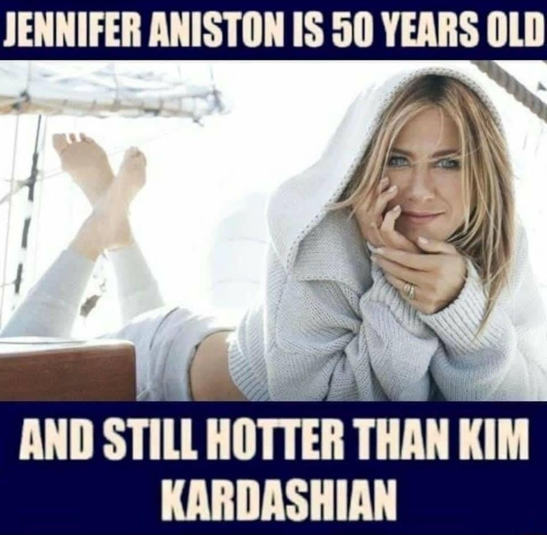 JENNIFER ANISTON IS 50 YEARS OLD A A