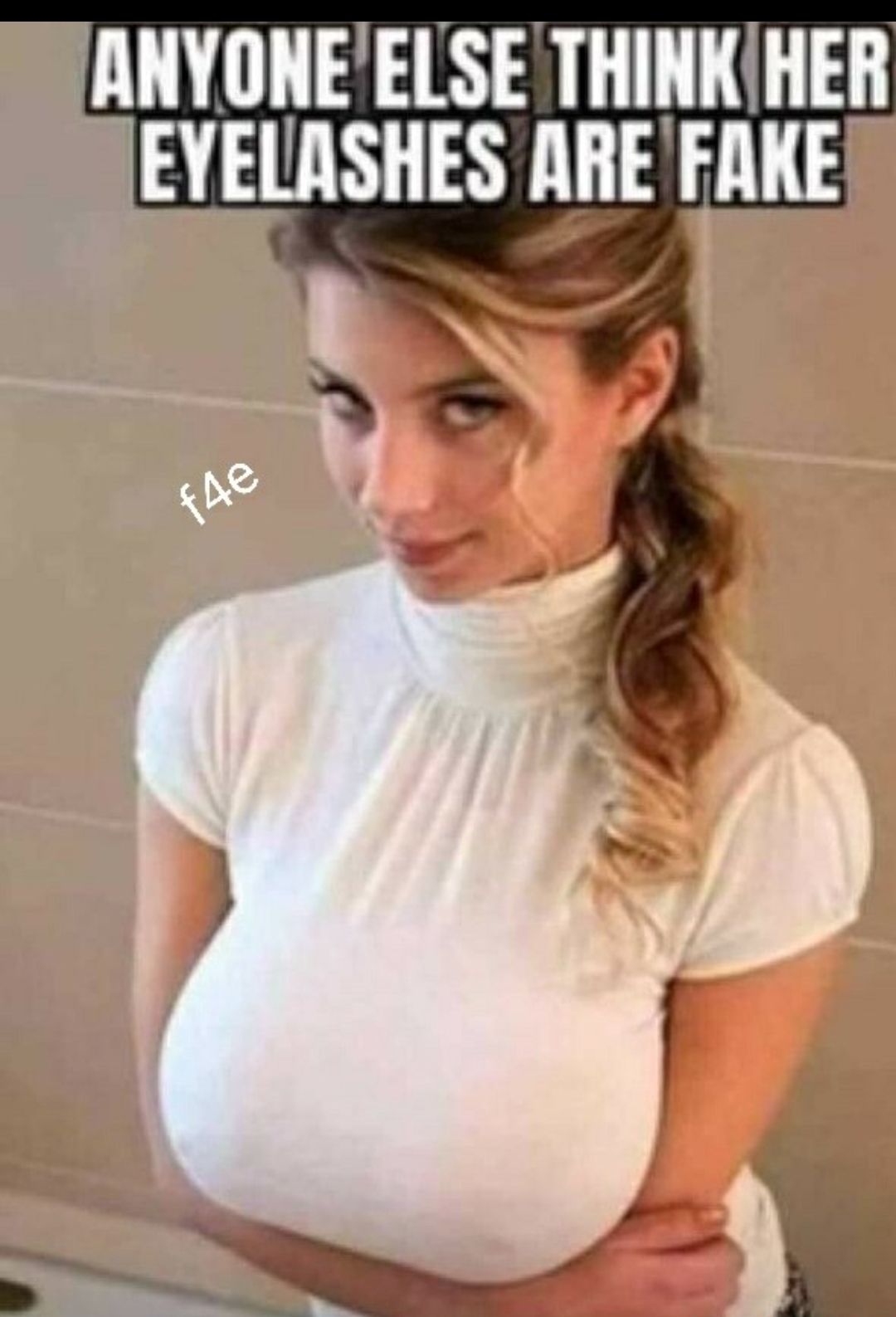 ANYONEELSE THINKHER EYELASHES EEFAIE