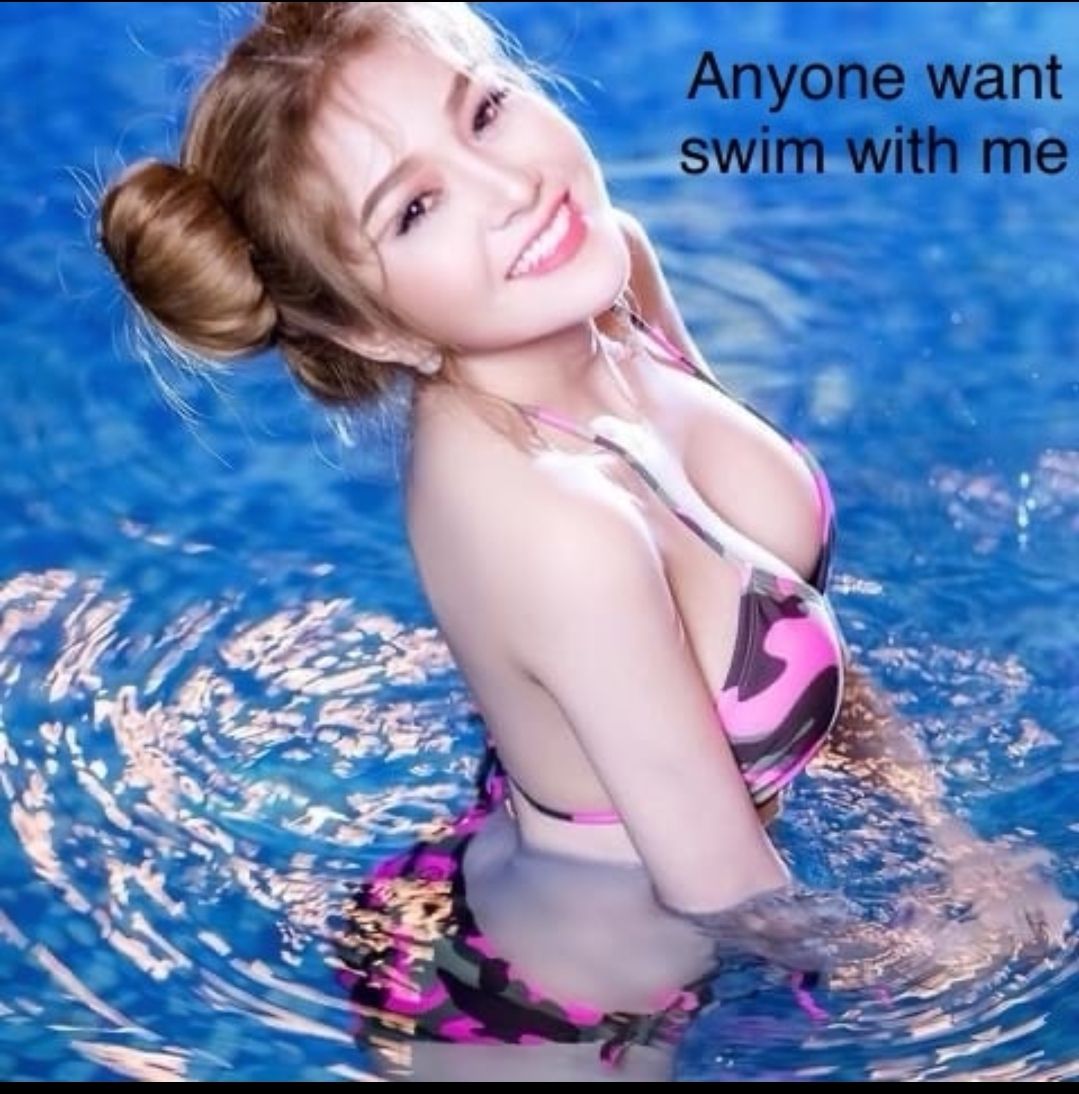 Anyone want swim with me